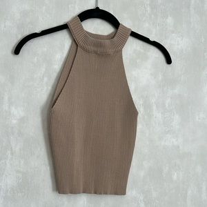 Halter knit top